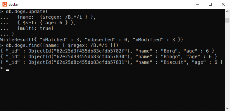 MongoDB Basic CRUD Cheat Sheet - Datmt