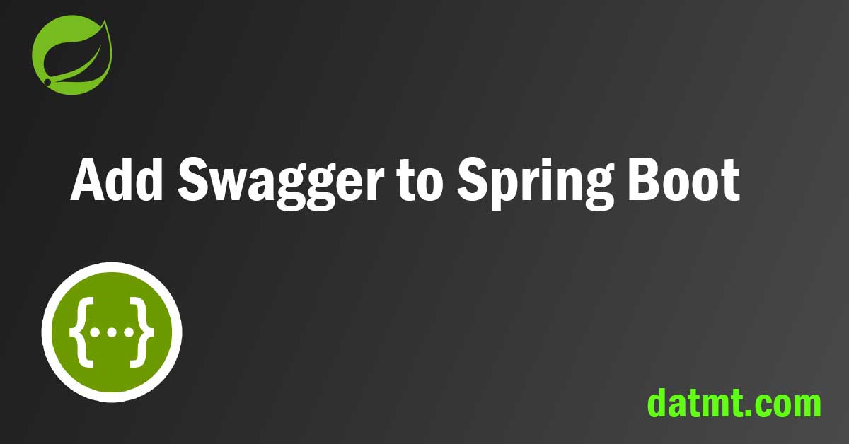 Add Swagger to Spring Boot