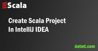 Create Scala project in IntelliJ IDEA