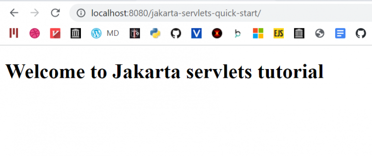 Jakarta Servlets Quick Start Tutorial - datmt