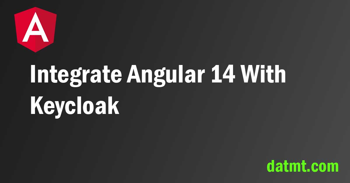 How To Configure Angular With Keycloak