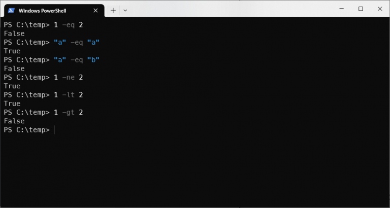 Windows PowerShell Cheat Sheet - datmt