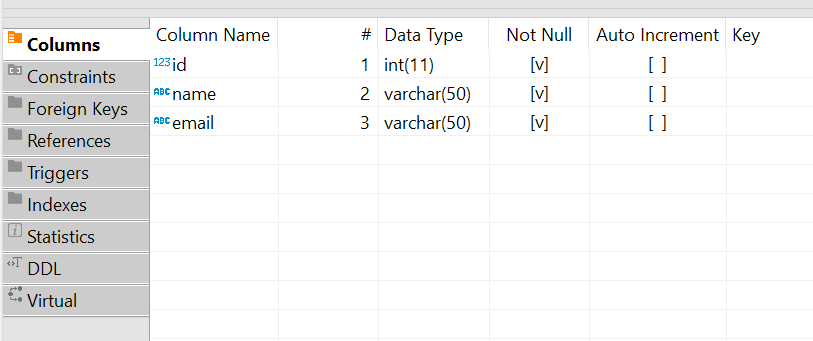 New column added to the table