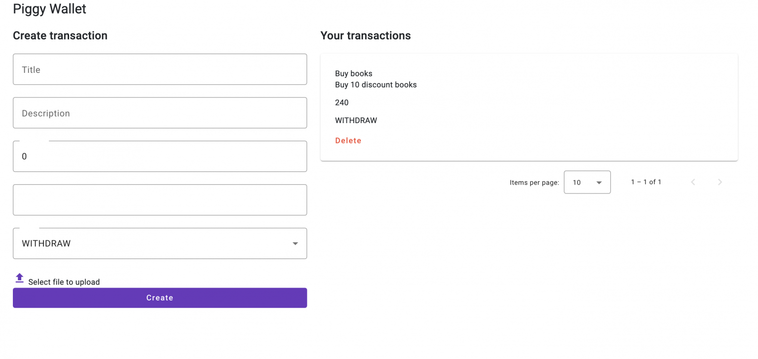 Develop the Wallet UI With Angular - datmt