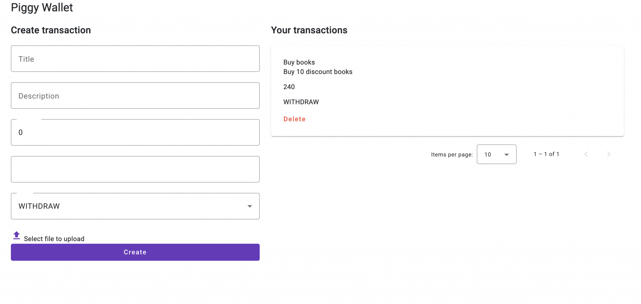 Develop the Wallet UI With Angular - datmt