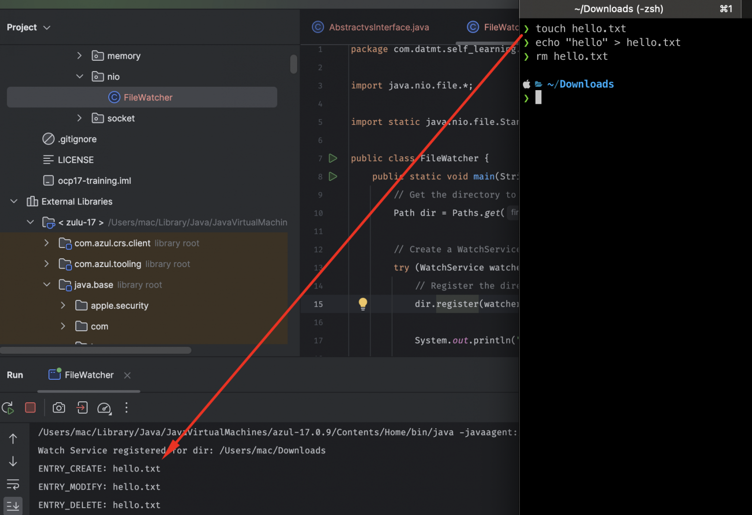 How To Watch File Changes With Java NIO2 - datmt