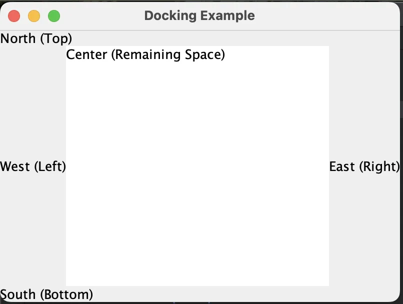 Docking example