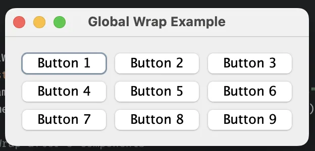 wrapping with 3 columns example